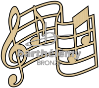 Partitura musicale Bronzo