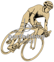 Ciclista da corsa Bronzo